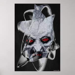 Demon afdrukken poster