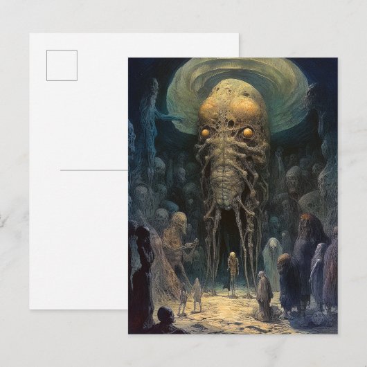 Demon Alien Underworld Briefkaart (Voorkant / Achterkant)