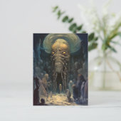 Demon Alien Underworld Briefkaart (Staand voorkant)