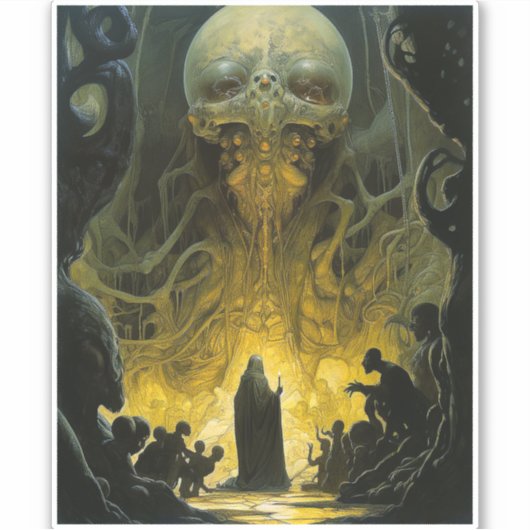 Demon Alien Underworld Sticker (Voorkant)