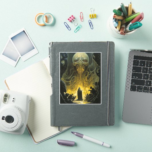 Demon Alien Underworld Sticker (iPad Cover)
