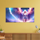 Demon Angel Canvas Afdruk (Insitu (Woonkamer))