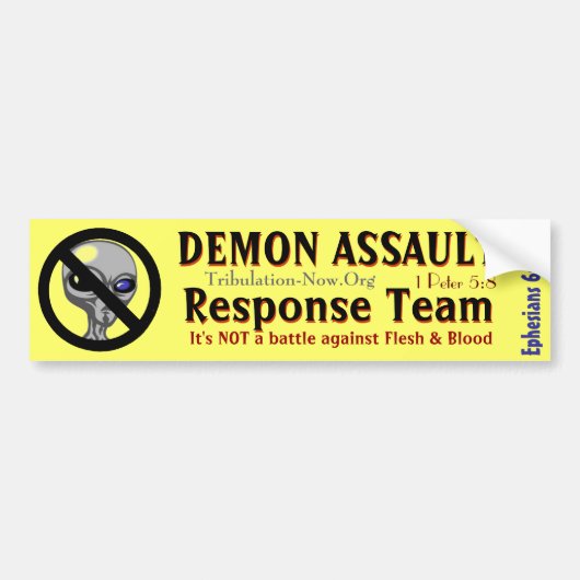 Demon Assault Response Team Bumpersticker (Voorkant)