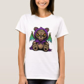 Demon Bear – Cute but Cursed" T-shirt (Voorkant)