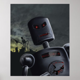 Demon Bots afdrukken Poster
