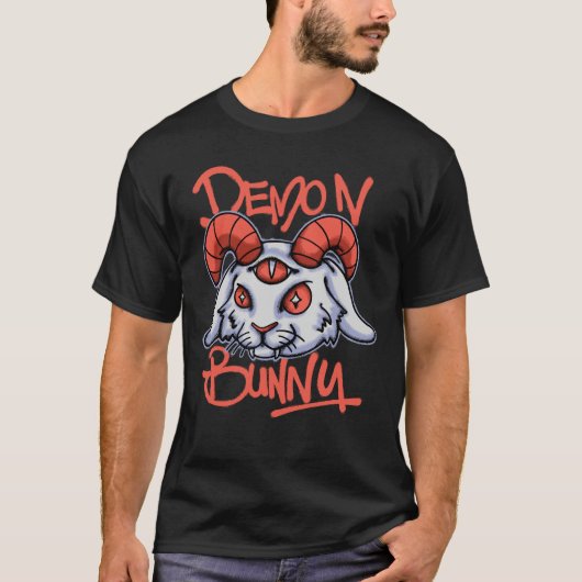 Demon Bunny streetwear  T-shirt (Voorkant)