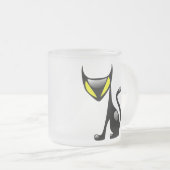 Demon Cat Frosted Mok (Voorkant rechts)