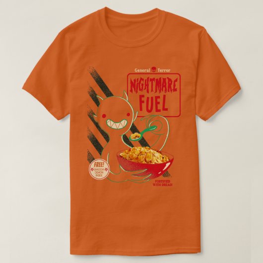 Demon Cereal Nightmare Fuel T-shirt (Design voorkant)