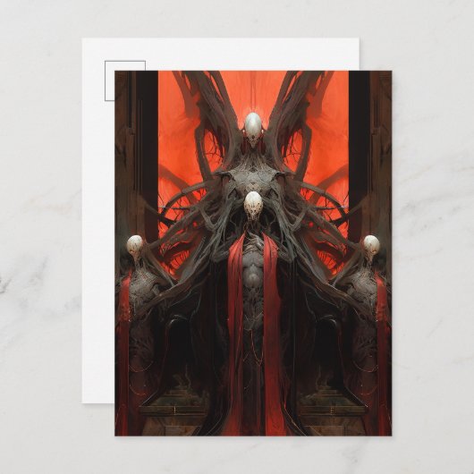 Demon Creatures Dark Fantasy Horror Briefkaart (Voorkant / Achterkant)