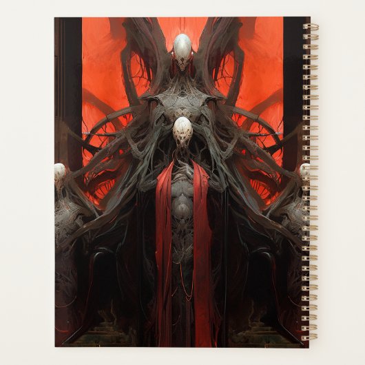 Demon Creatures Dark Fantasy Horror Planner (Achterkant)