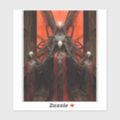 Demon Creatures Dark Fantasy Horror Sticker (Vel)