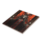 Demon Creatures Dark Fantasy Horror Tegeltje (Zijkant)