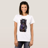 Demon Cyberpunk Anime Girl T-shirt (Voorkant volledig)