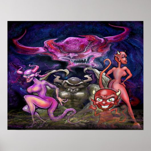 Demon Dance Poster (Voorkant)