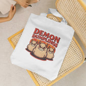Demon Dumplings Grappig Halloween Eten Pun Tote Bag