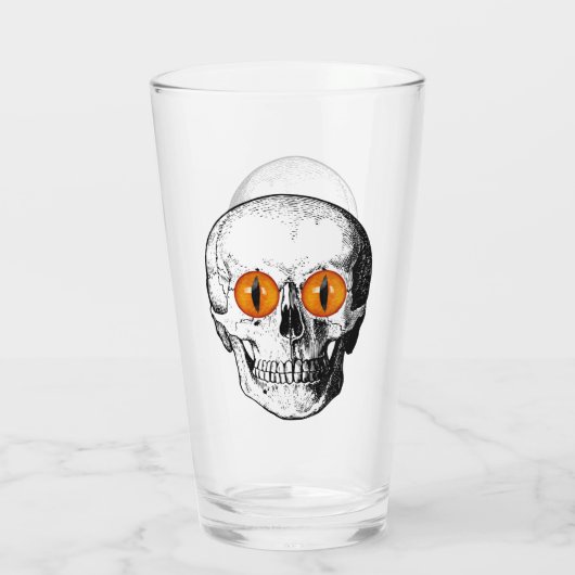 Demon Eyed Skull Glas (Achterkant)