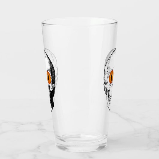 Demon Eyed Skull Glas (Links)