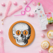 Demon Eyed Skull Papieren Bordje (Feest)