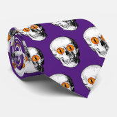 Demon Eyed Skull Stropdas (Opgerold)