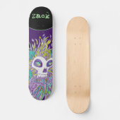 Demon Feathers Spooky Monster Persoonlijk Skateboard (Voorkant)