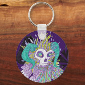 Demon Feathers Spooky Monster Sleutelhanger (Voorkant)