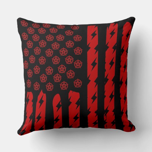 Demon Flag Kussen (Achterkant)