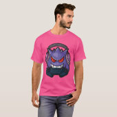 Demon Gamer playing T-shirt (Voorkant volledig)