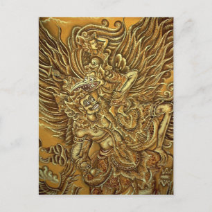 Demon, Garuda Bird en Prince Rama Briefkaart