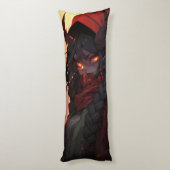 Demon Girl Anime Lichaamskussen (Achterkant (Verticaal))