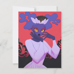 Demon Girl Briefkaart