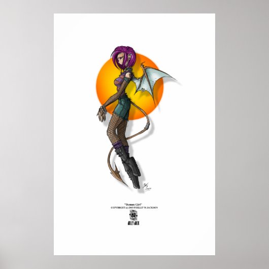 Demon Girl Poster (Voorkant)