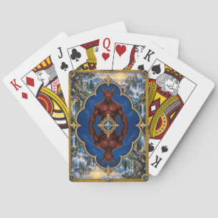 Demon, gotische fantasie monster pokerkaarten