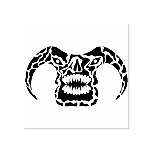 Demon Head Art Stempel (Afrduk)