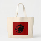 Demon Head Grote Tote Bag (Voorkant)