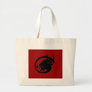 Demon Head Grote Tote Bag