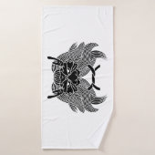 Demon helm badhanddoek (Badhanddoek)