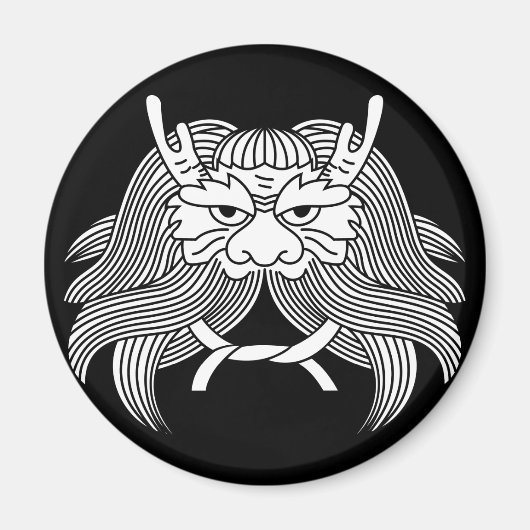 Demon helm magneet (Voorkant)