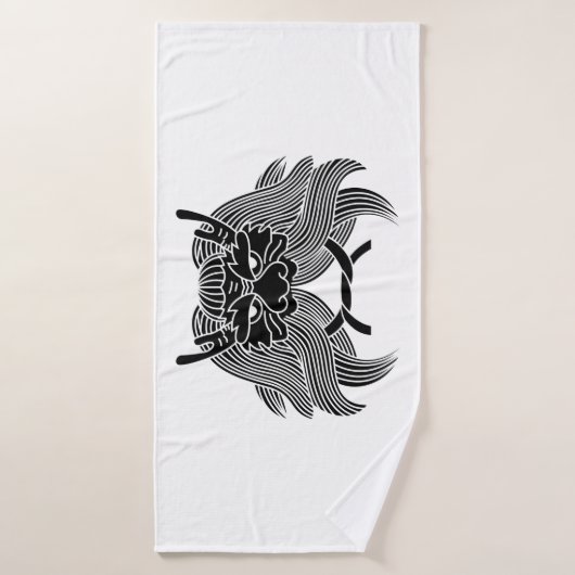 Demon helmet badhanddoek (Badhanddoek)