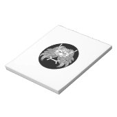 Demon helmet notitieblok (Linkerzijde)