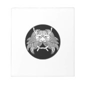 Demon helmet notitieblok (Voorkant)