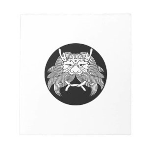 Demon helmet notitieblok