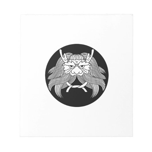 Demon helmet notitieblok (Voorkant)