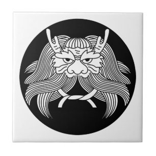 Demon helmet tegeltje