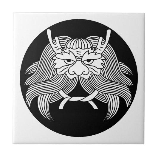 Demon helmet tegeltje (Voorkant)
