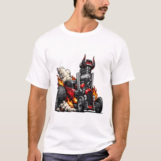 Demon Hot Rod T-shirt (Voorkant)