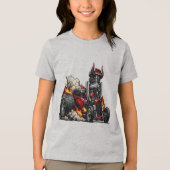 Demon Hot Rod Tri-Blend Shirt (Voorkant)