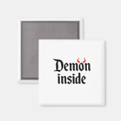 Demon in magneet (Voorkant / Achterkant)