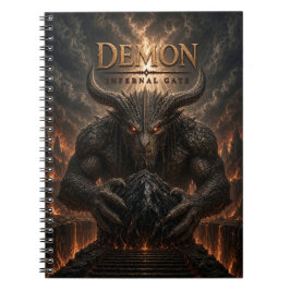 Demon Infernal Gate Dark Cinema Notitieboek