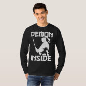 Demon Japanese Warrior Samurai Katana Sword Japan T-shirt (Voorkant volledig)