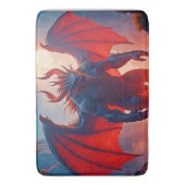Demon King: Eeuwige Draken Schaduw Kunst Badmat (Voorkant Verticaal)